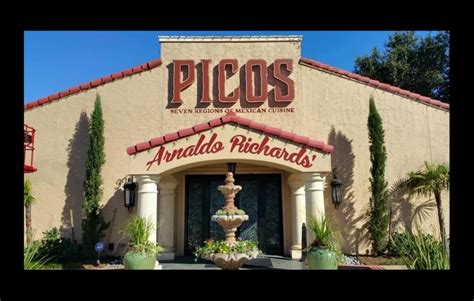 Picos restaurant - ARNALDO RICHARD’S PICOS - 706 Photos & 838 Reviews - 3601 Kirby Dr, Houston, Texas - Mexican - Restaurant Reviews - Phone Number - Menu - Yelp. Arnaldo Richard's Picos. 3.4 (838 reviews) Claimed. $$ Mexican, Tex-Mex, Breakfast & Brunch. Open 9:00 AM - 9:00 PM. Hours updated over 3 months ago. See hours. See all 717 photos. Write a review. Add photo 